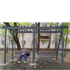 13Качели садово-парковые «Зимний сад» двойные