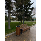 Урна парковая Кунцево-вуд круглая