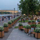 Цветочница парковая «Традиция» 505x505x620 мм